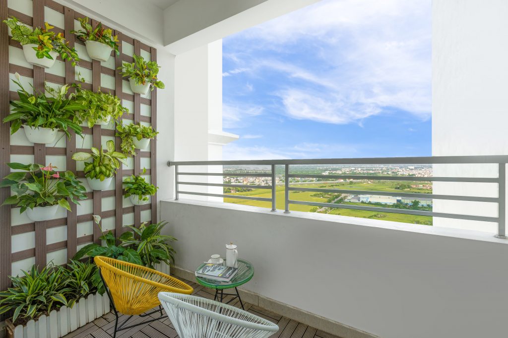 thực tế căn hộ 3pn tecco garden ban công
