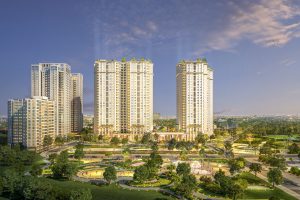 phối cảnh dự án tecco garden mặt sau